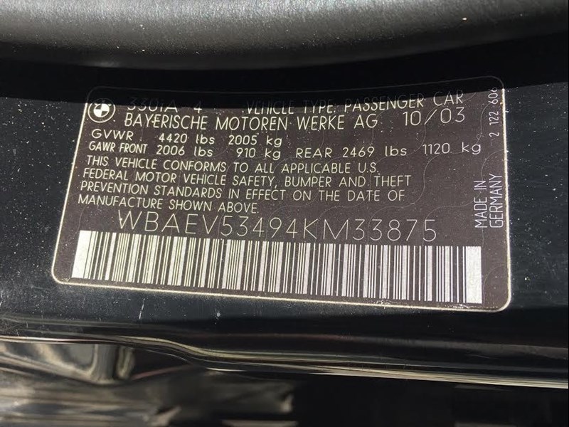 Autobahn Parts BMW, 3 Series, E46, 330i, 2004 BMW 330i